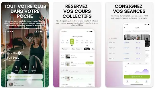 Nouvelle application mobile o'sport santé